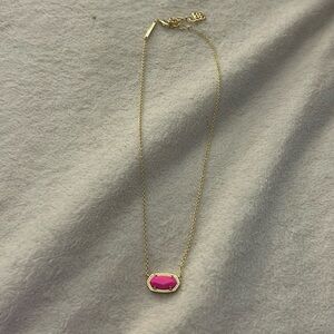 hot pink kendra scott elisa pendant